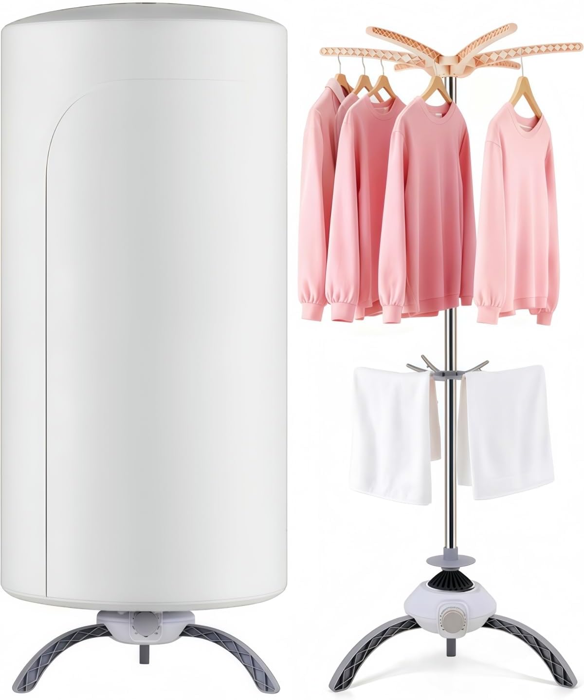 Electric clothes dryer. super lightweight and takes 15sec to install anywhere, just plug and start