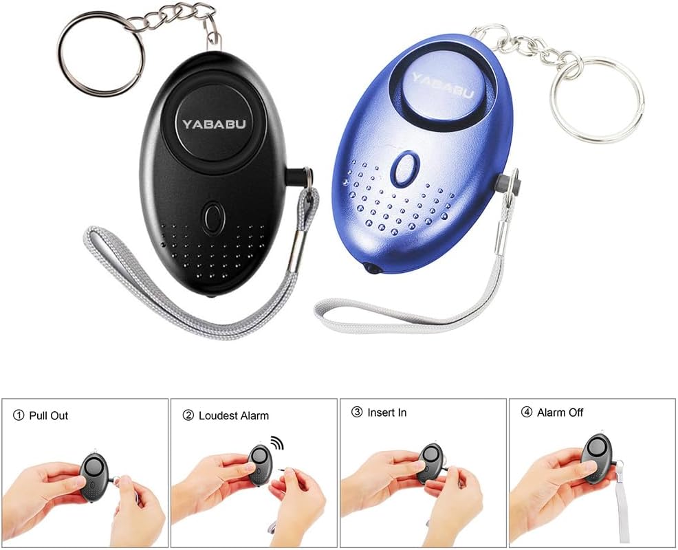 Portable loud siren sound device to scare away criminals at night
