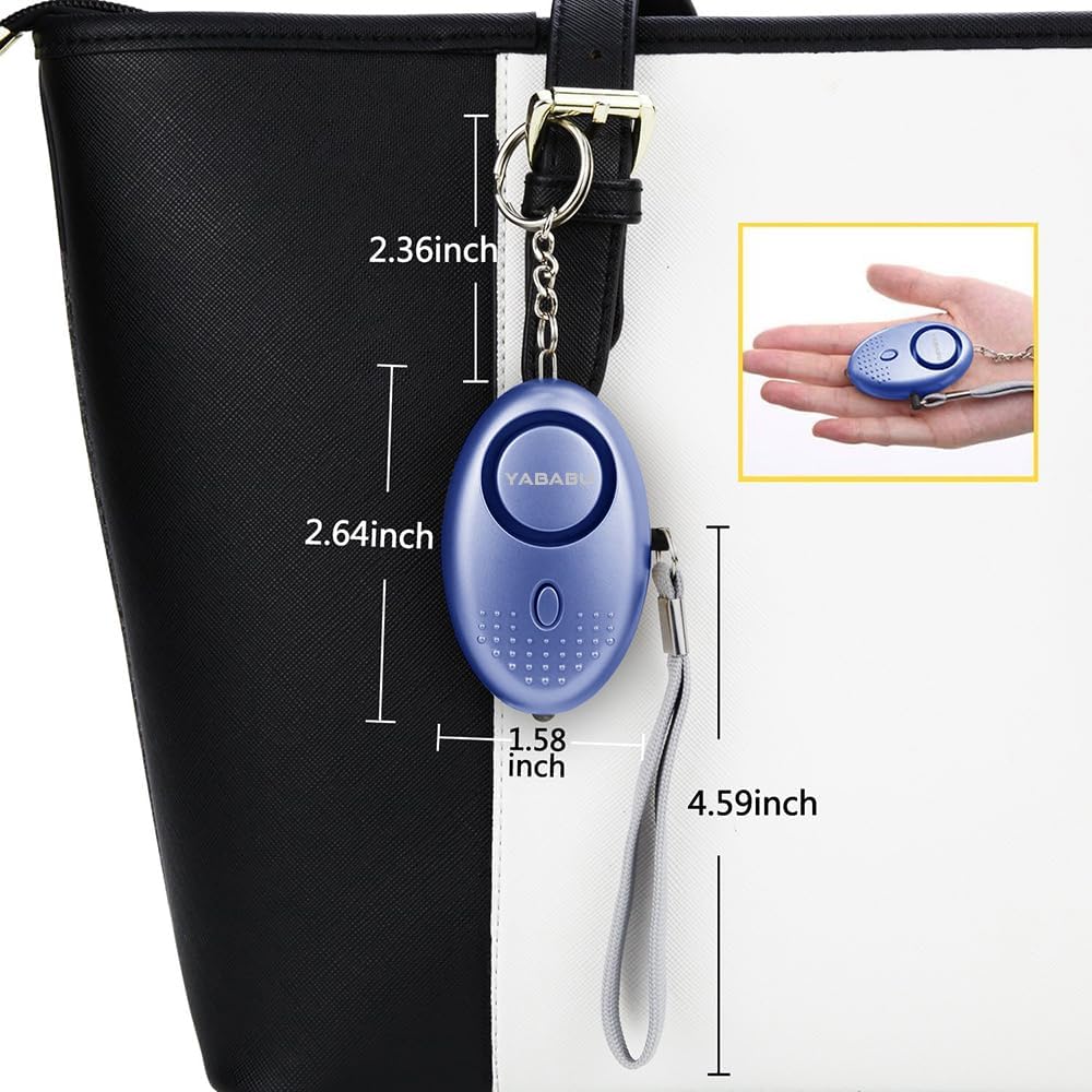 Portable loud siren sound device to scare away criminals at night